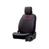 Накидка на сиденье OTOM RSX Diamond кожа RSXD-101 чер/крас