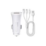 Remax Rocket 2.4A 2USB прикуриватель + провод RCC217