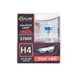 Solar H4 12V 60/55W P43t-38 Starlight + 60%, SET 2 шт