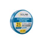 Изолента синяя термостойкая SOLAR 0.13mm x 19mm, 25м