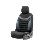 Чехлы на сиденья OTOM INDIVIDUAL 2+1 черный с синим IND203