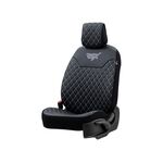 Накидка на сиденье OTOM RSX DIAMOND кожа RSXD-102  чер/бел