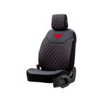 Накидка на сиденье OTOM RSX Diamond кожа RSXD-101 чер/крас