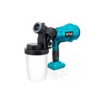 DEDRA Краскопульт аккумуляторный 0,7л/мин, вязкость 60 DIN-S