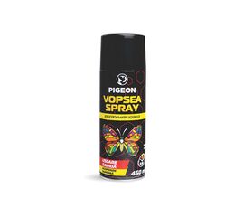 Краска аэрозоль 4 Pigeon 450 ml. PG-10 (черный мат)
