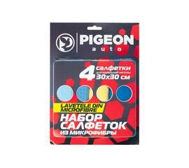 Набор салфеток из микрофибры 4 шт. Pigeon