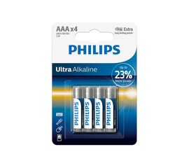 Батарейки Philips Alkaline AAA набор 4 шт блистер