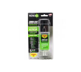 Эпоксидный клей шприц 30gr. NOWAX (прозрачный для пластика)