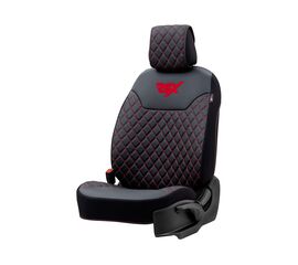 Накидка на сиденье OTOM RSX Diamond кожа RSXD-101 чер/крас