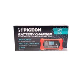 Зарядка для аккумулятора цифровая 12V 6A PIGEON ZR-22 