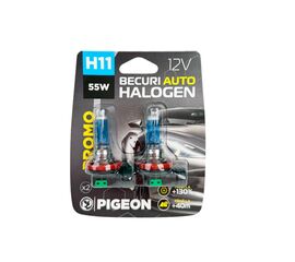 Лампочки для фар синие H11 12V 55W PGJ19 2 шт. PIGEON