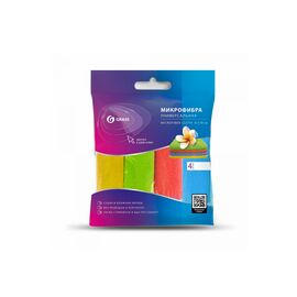 Grass Набор салфеток из микрофибры 30*30 см. 4 шт