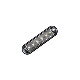 Фонарь лампа габарит белый 6LED L0165-B