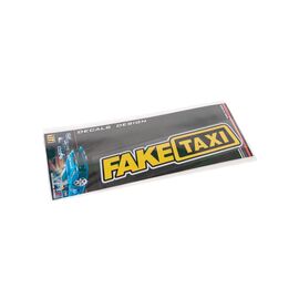 Наклейка декоративная "FAKE TAXI"
