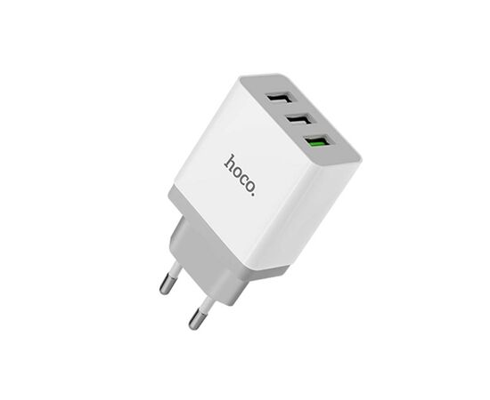 Hoco Зарядка 220V 3 USB Fast Charge C24B