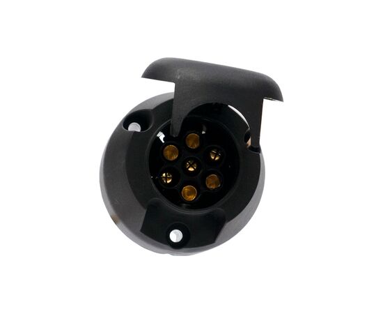 Вилка- розетка 7-контактная пластиковая 