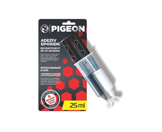 Эпоксидный клей шприц 25 ml Pigeon
