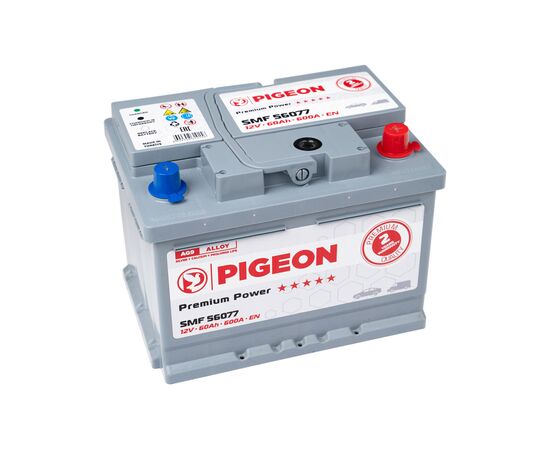 PIGEON SMF 56077 12V 60Ah 600A