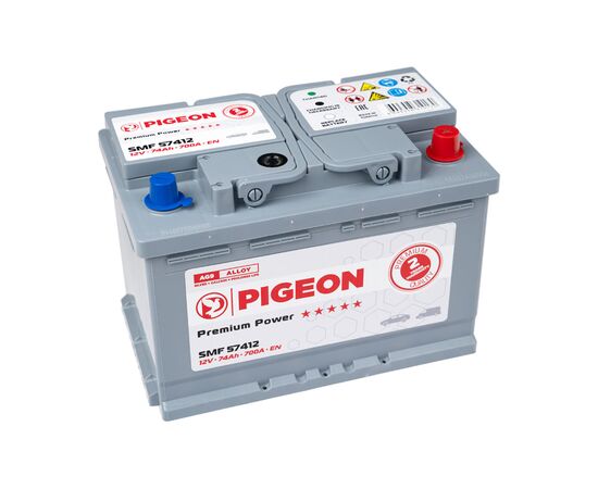 PIGEON SMF 57412 12V 74Ah 700A