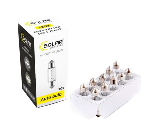 Solar C10W 12V 10W SV8.5 T11x37