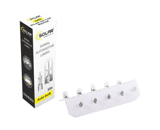 Solar W1.2W 12V 1.2W W2x4.6d (10шт.)