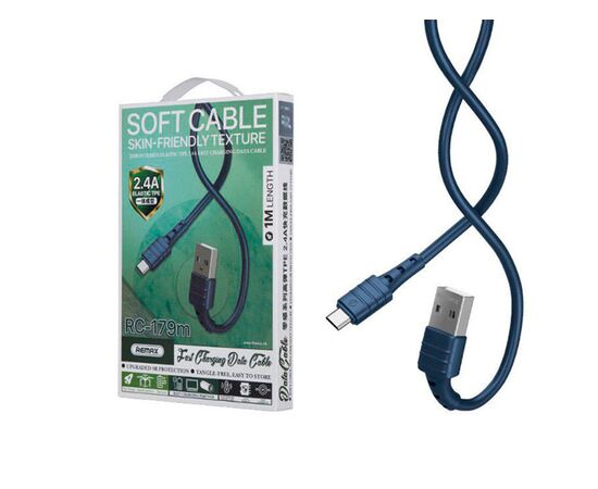 Remax SKIN FRIENDLY TEXTURE micro usb RC-179m