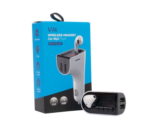 MP3 -FM блютуз+наушник V14