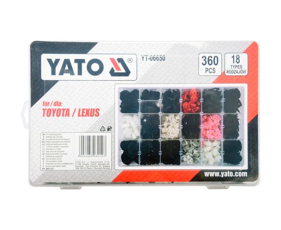 Клипсы для автомобиля Yato Toyota YT06650