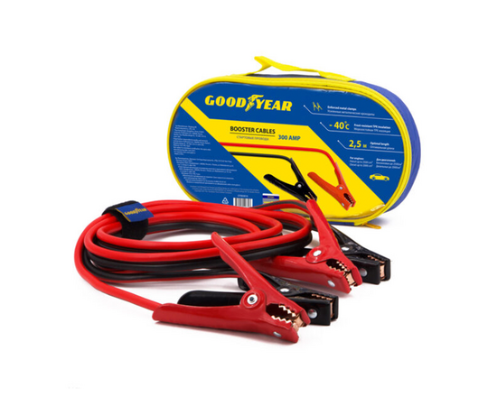 Провода для прикуривания 300A, 2,5м Goodyear