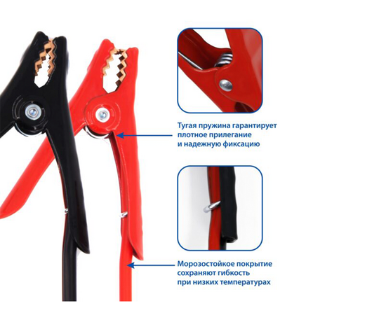 Провода для прикуривания 300A, 2,5м Goodyear