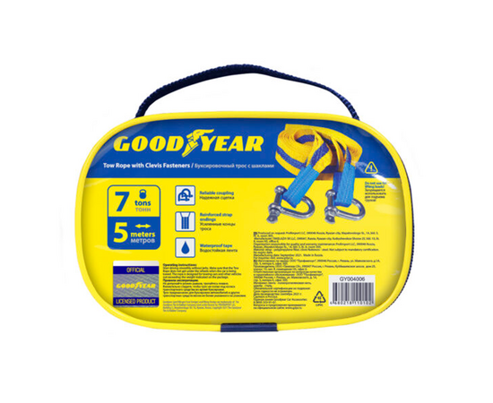 Трос-лента 7 т 5 м GoodYear с шаклами