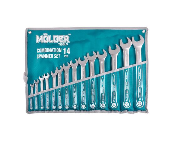 Набор ключей 14 шт чехол 8-32 MOLDER CR-V