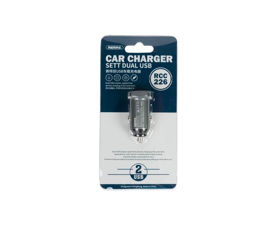 Remax Set Series 2.4A 2USB прикуриватель RCC226