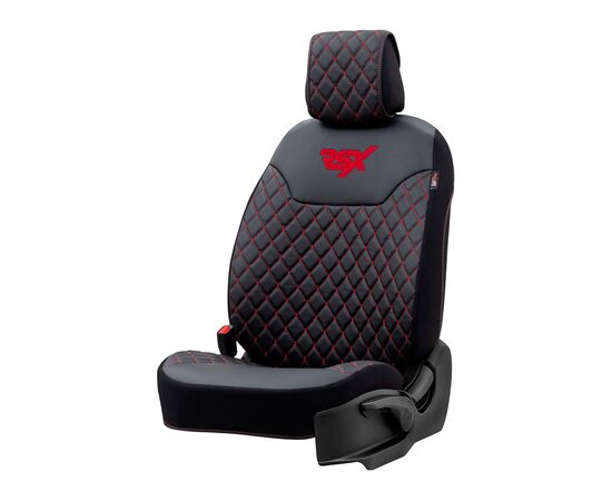 Накидка на сиденье OTOM RSX Diamond кожа RSXD-101 чер/крас