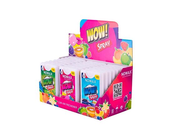 Ароматизатор WOW Spray 18 ml - набор всех запахов 24шт