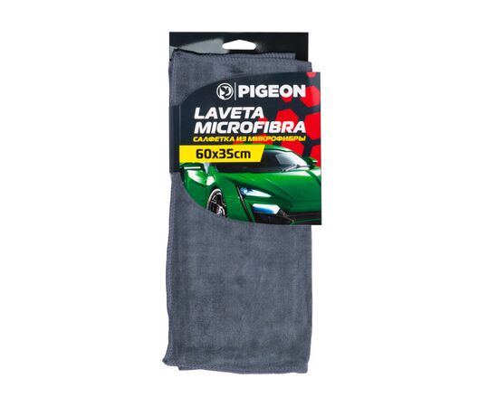 Салфетка из микрофибры 35x60 cm. Pigeon (зеленая/серая)