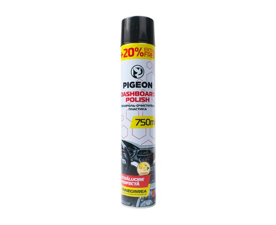 Полироль-очиститель пластика лимон Pigeon PG-06 750 ml
