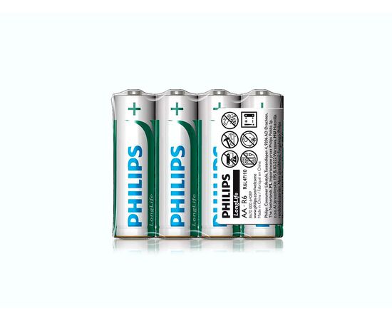Батарейки Philips AAA R03L4F/10 набор 4 шт