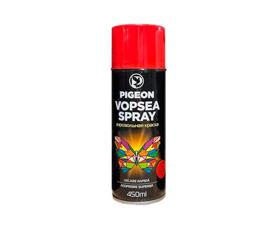 Краска аэрозоль 7 Pigeon 450 ml. PG-10 (красная)