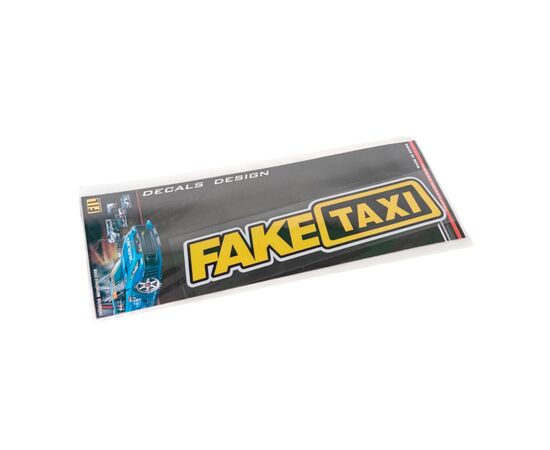 Наклейка декоративная "FAKE TAXI"