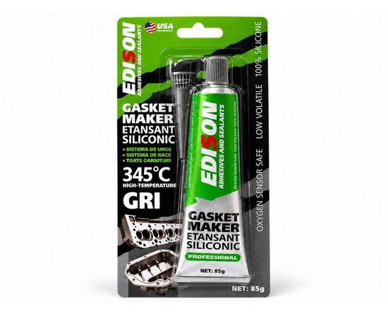 EDISON Силикон для высоких температур (серый) 85g 
